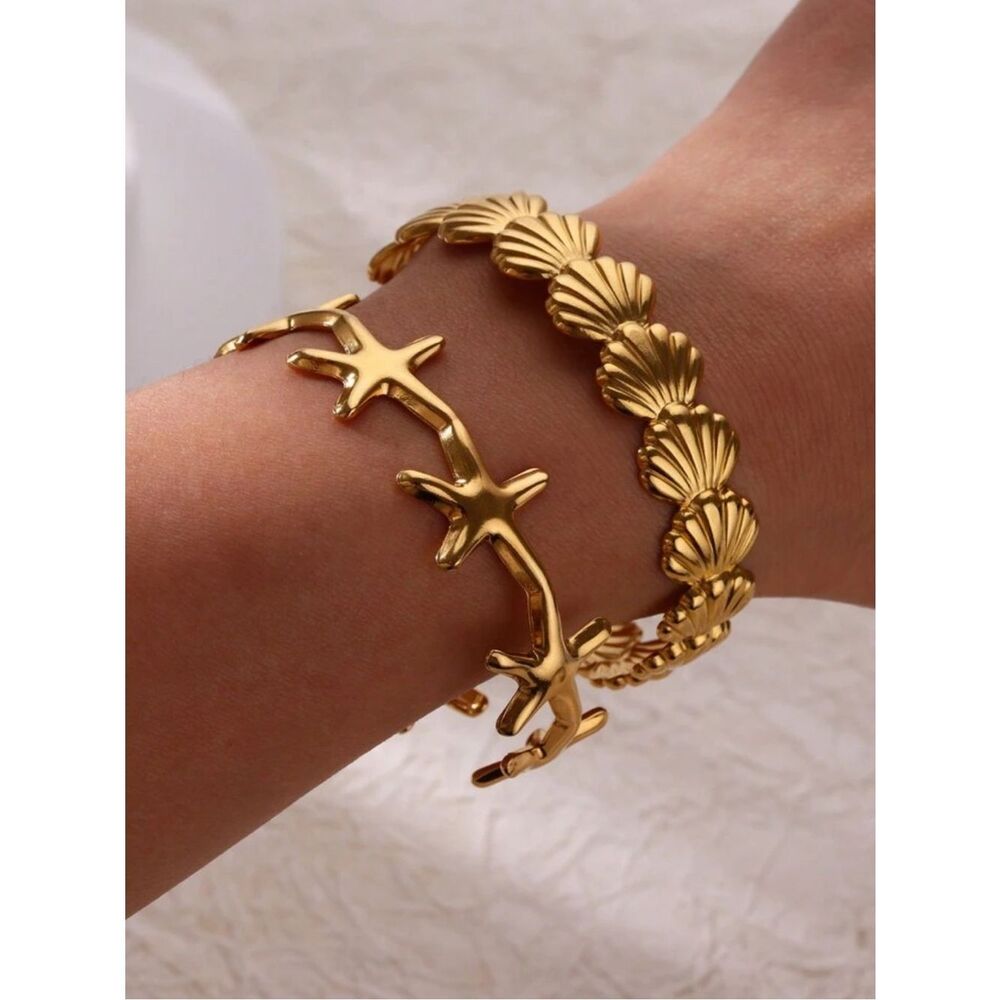 Starfish Cuff Bracelet #2522